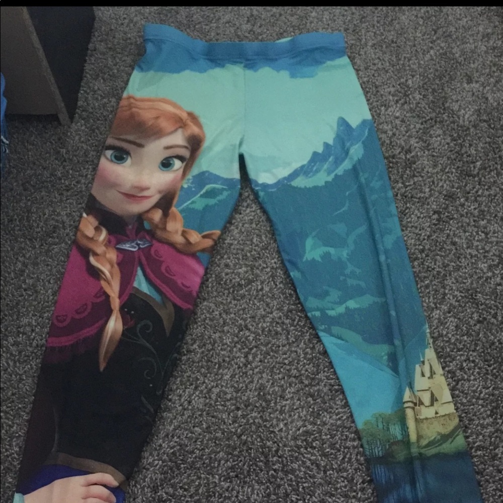 🔥 Juniors Large Disney Frozen Anna leggings 🔥